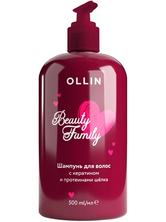 OLLIN Professional Beauty family с кератином и протеинами шелка